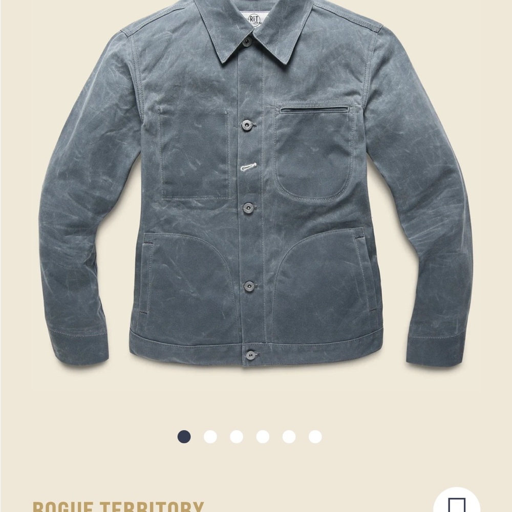 Rogue Territory Men's Slate Gray Shirt Jacket